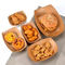 Recycled Boat Shaped Greaseproof SGS Paper Takeout Boxes