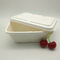 미생물에 의해 분해된 하얀 사탕수수 펄프 종이 점심 식료품 용기