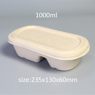 Disposable Salad Sugarcane Bio Takeaway Containers